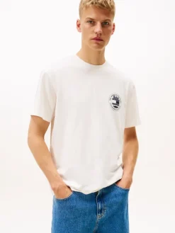 Tommy Jeans Shirts|Big Boys*TJM RLX OUTDOOR SS TEE EXT ancient white