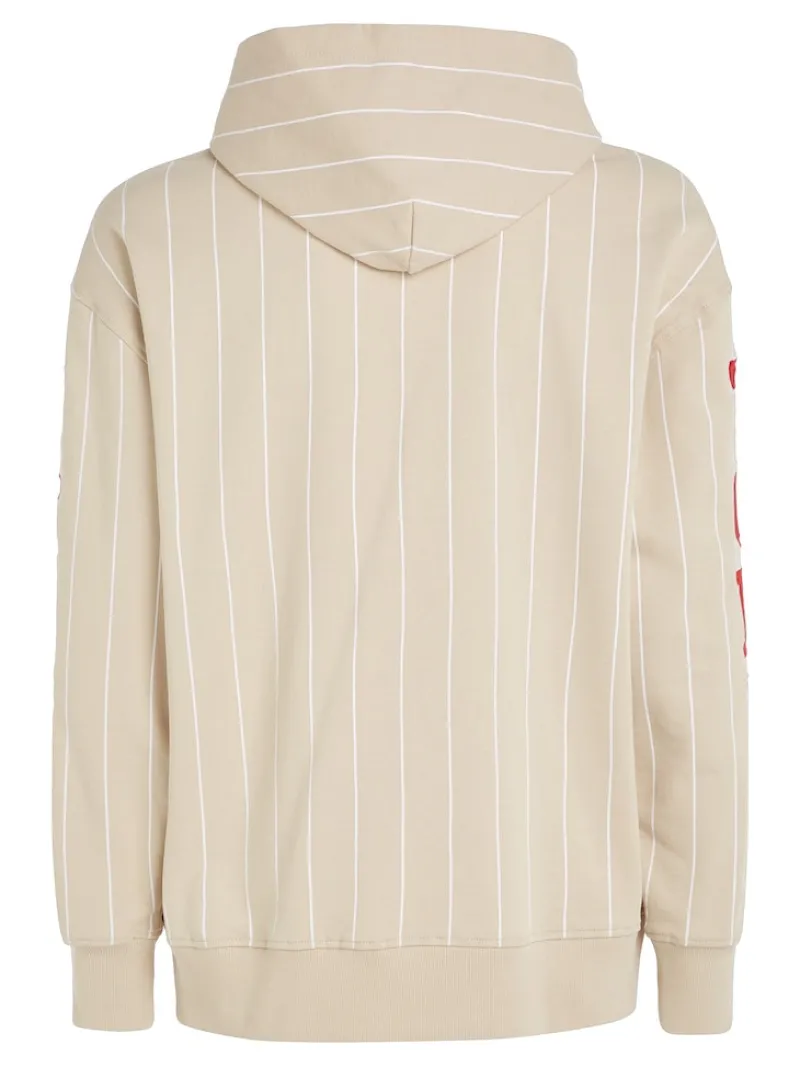 Tommy Jeans Pullover & Sweatshirts*TJM RLX PINSTRIPE HOODIE Beige