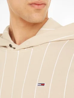 Tommy Jeans Pullover & Sweatshirts*TJM RLX PINSTRIPE HOODIE Beige