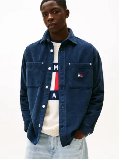 Tommy Jeans Hemden*TJM RLX WASHED CORD SHIRT EXT dark night navy