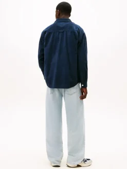 Tommy Jeans Hemden*TJM RLX WASHED CORD SHIRT EXT dark night navy