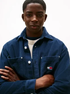 Tommy Jeans Hemden*TJM RLX WASHED CORD SHIRT EXT dark night navy