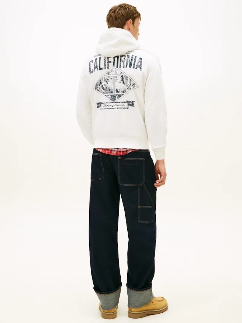 Tommy Jeans Pullover & Sweatshirts*TJM RLX WASHED NOV HOOD ecru