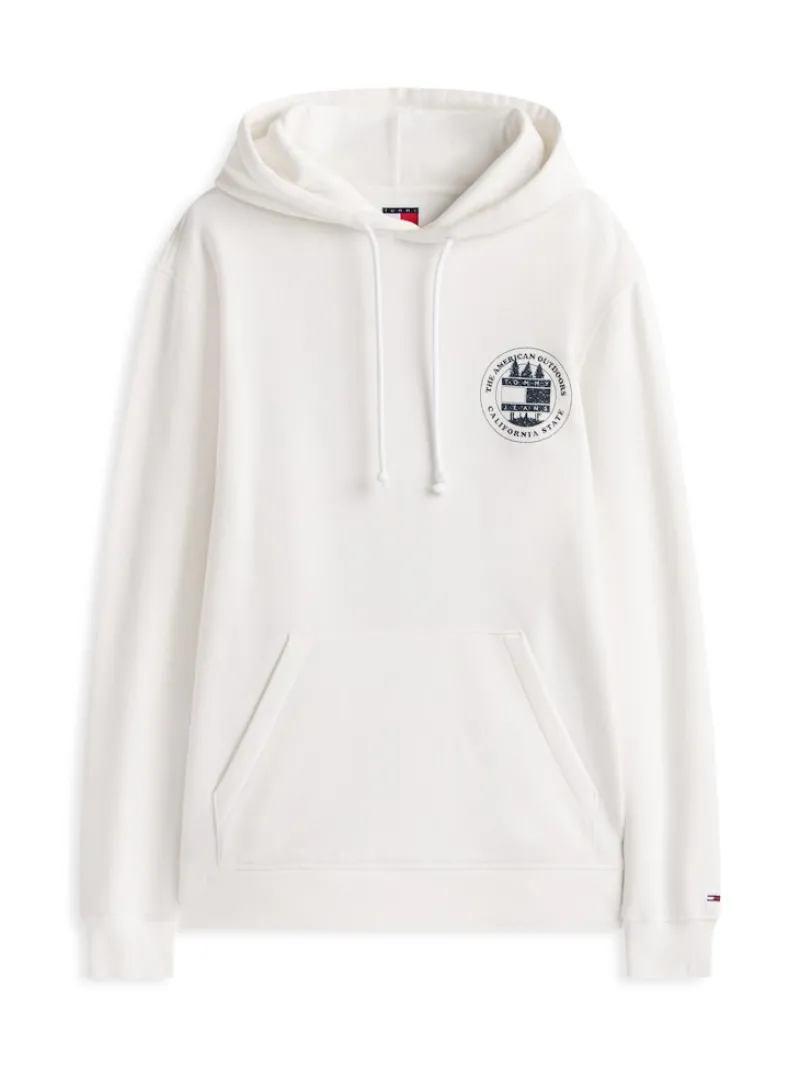 Tommy Jeans Pullover & Sweatshirts*TJM RLX WASHED NOV HOOD ecru