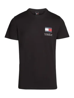 Tommy Jeans Shirts|Big Boys*TJM SLIM 2PACK S/S FLAG DNA TEE green malachite - black