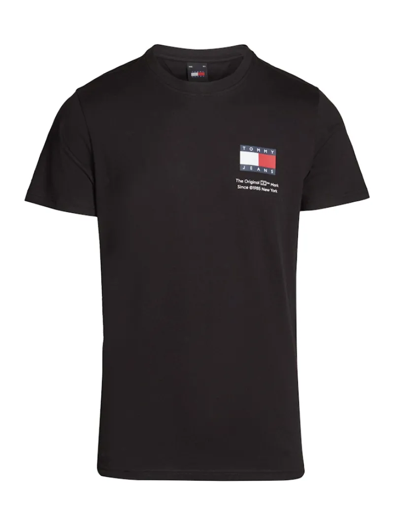 Tommy Jeans Shirts|Big Boys*TJM SLIM 2PACK S/S FLAG DNA TEE green malachite - black