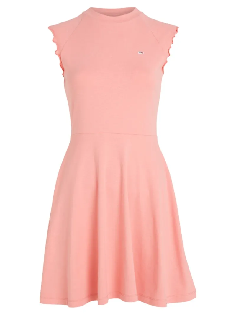 Tommy Jeans Kleider*TJW BABYLOCK FIT & FLARE DRESS Tickled Pink