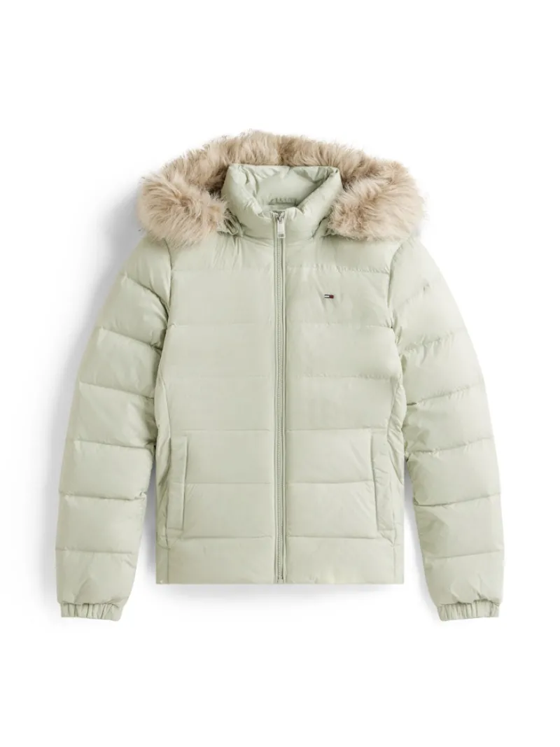 Tommy Jeans Jacken*TJW BASIC HOODED DOWN JACKET EXT misty sage