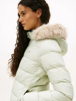 Tommy Jeans Jacken*TJW BASIC HOODED DOWN JACKET EXT misty sage