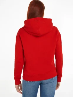Tommy Jeans Pullover & Sweatshirts*TJW BXY BADGE HOODIE deep crimson