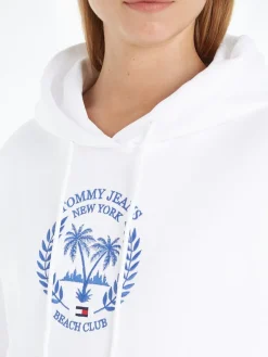 Tommy Jeans Pullover & Sweatshirts*TJW BXY PREP LUXE 2 HOODIE white