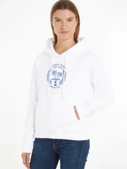 Tommy Jeans Pullover & Sweatshirts*TJW BXY PREP LUXE 2 HOODIE white