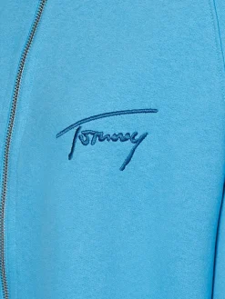 Tommy Jeans Pullover & Sweatshirts*TJW BXY SIGNATURE ZIP HOODIE blue crush