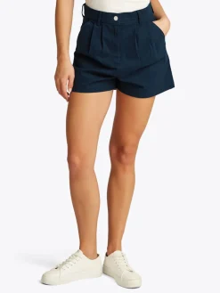 Tommy Jeans Shorts*TJW CLAIRE HR PLEATED SHORT dark night navy