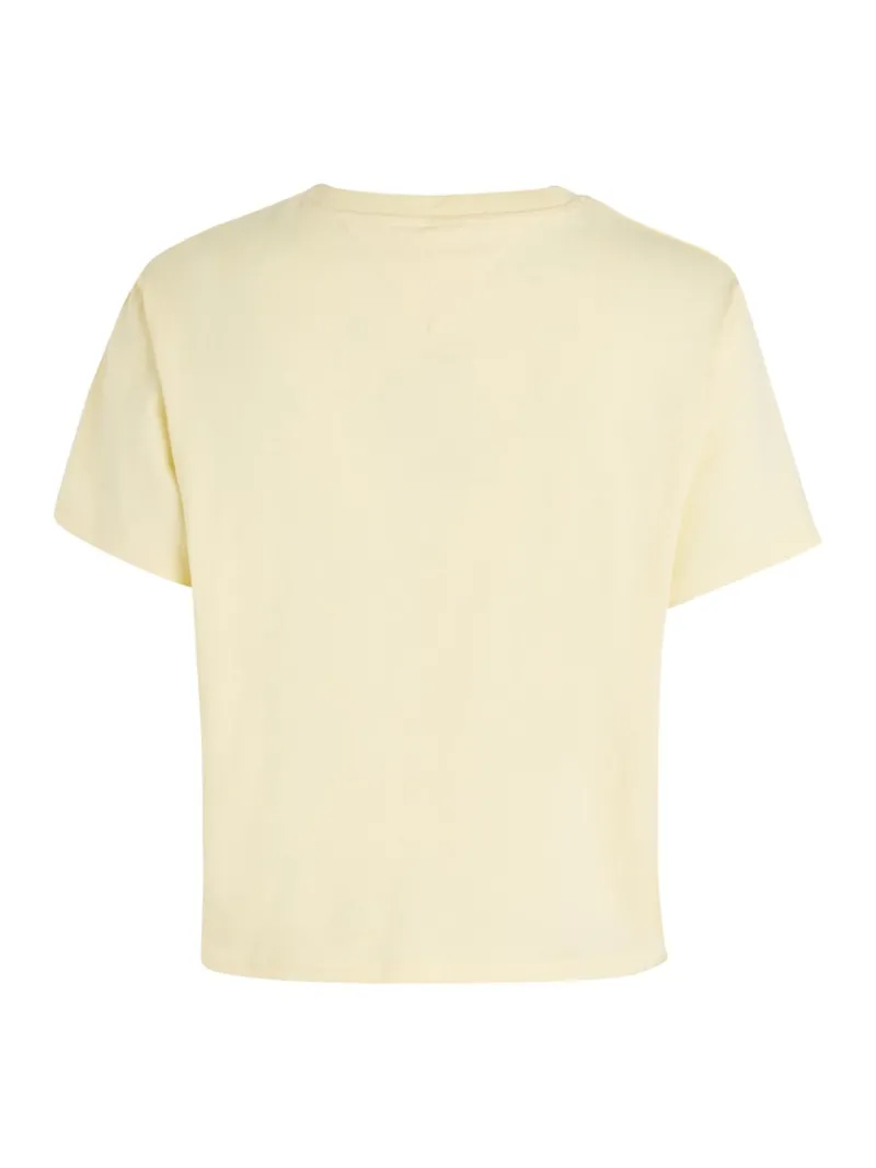 Tommy Jeans Shirts*TJW CLS HOMEGROWN 1 TEE lemon zest
