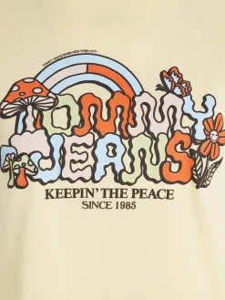 Tommy Jeans Shirts*TJW CLS HOMEGROWN 1 TEE lemon zest