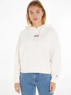 Tommy Jeans Pullover & Sweatshirts*TJW CLS TIMELESS 1 WASHED HOODIE ancient white