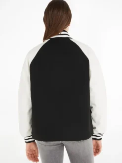 Tommy Jeans Jacken*TJW CORD WOOL MIX LETTERMAN Black