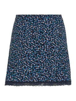Tommy Jeans Röcke*TJW DITSY FLORAL LACE MINI SKIRT blue ditsy floral print