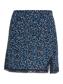 Tommy Jeans Röcke*TJW DITSY FLORAL LACE MINI SKIRT blue ditsy floral print
