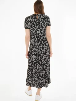 Tommy Jeans Kleider*TJW DITSY MIDI SLIT DRESS ditsy daisy aop