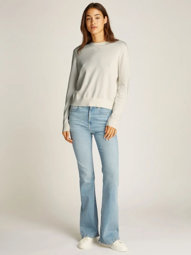 Tommy Jeans Pullover & Sweatshirts*TJW ESSENTIAL CREW SWEATER EXT ancient white