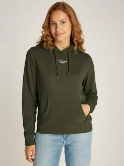 Tommy Jeans Pullover & Sweatshirts*TJW ESSENTIAL LOGO 2 HOODIE fatigue green