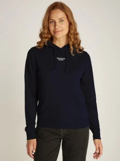 Tommy Jeans Pullover & Sweatshirts*TJW ESSENTIAL LOGO 2 HOODIE dark night navy