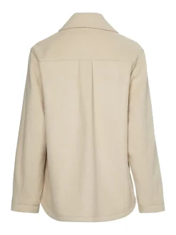 Tommy Jeans Jacken*TJW FRONT POCKET BADGE SHACKET savannah sand