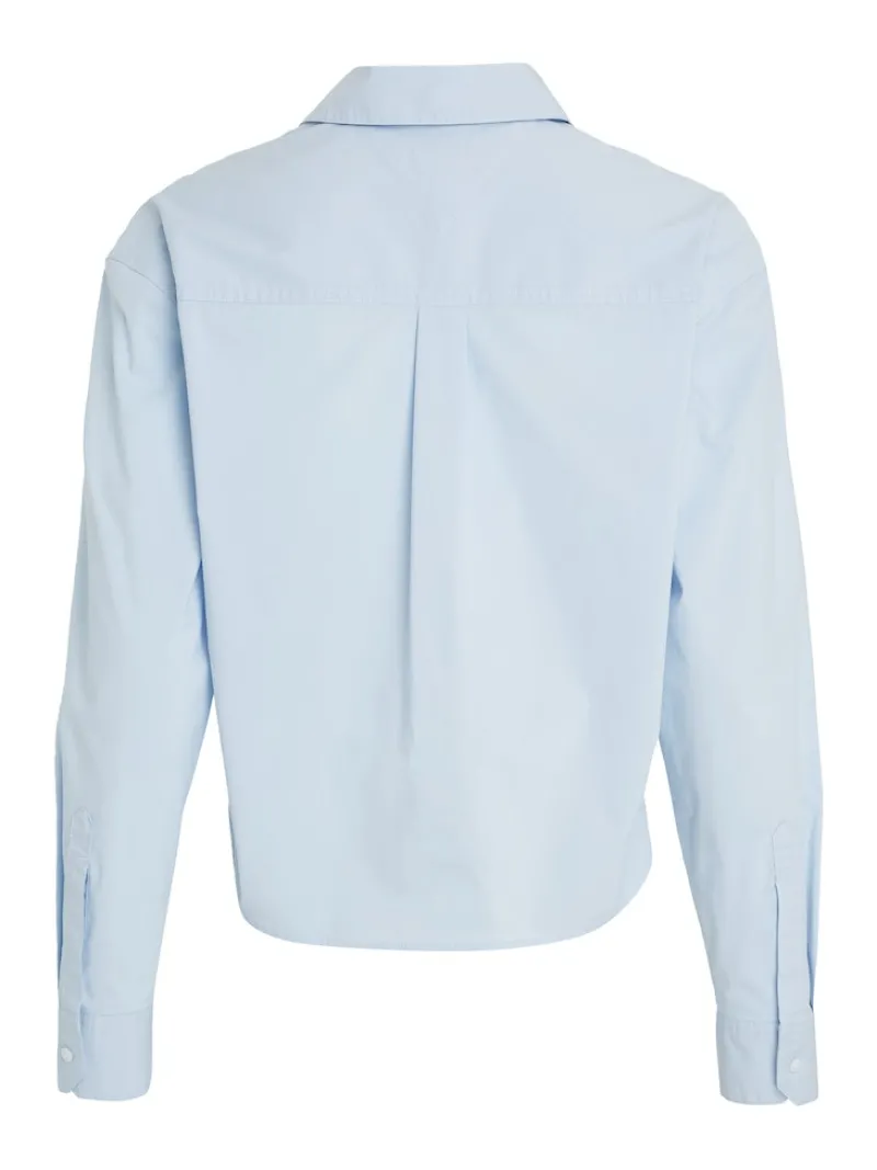 Tommy Jeans Blusen*TJW FRONT TIE SHIRT breezy blue