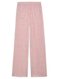 Tommy Jeans Hosen*TJW LINEN PANT precious pink - stripe