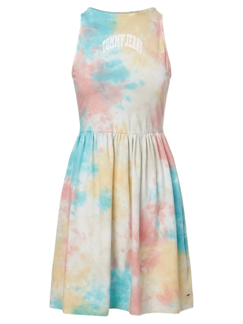 Tommy Jeans Kleider*TJW MULTI TIE DYE SKATER DRESS tie dye multi