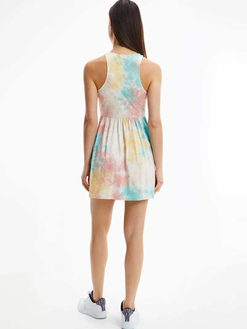 Tommy Jeans Kleider*TJW MULTI TIE DYE SKATER DRESS tie dye multi