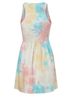 Tommy Jeans Kleider*TJW MULTI TIE DYE SKATER DRESS tie dye multi