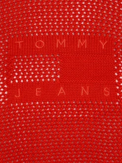 Tommy Jeans Pullover & Sweatshirts*TJW OPEN STITCH FLAG SWEATER deep crimson