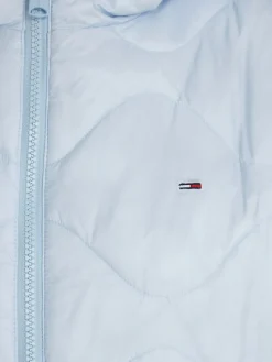 Tommy Jeans Jacken*TJW QUILTED TAPE HOOD PUFFER EXT breezy blue