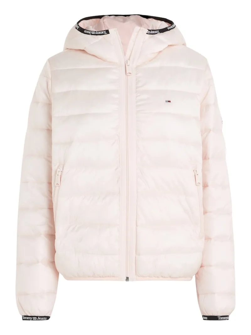 Tommy Jeans Jacken*TJW QUILTED TAPE HOODED JACKET faint pink
