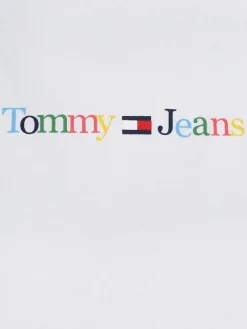 Tommy Jeans Shirts*TJW REG COLOR SERIF LINEAR SS white