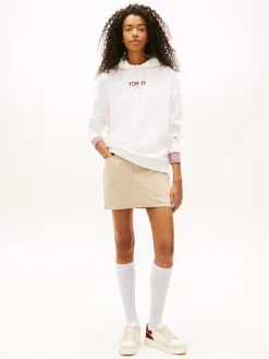 Tommy Jeans Pullover & Sweatshirts*TJW REG ESS LOGO 2 HOODIE EXT ecru