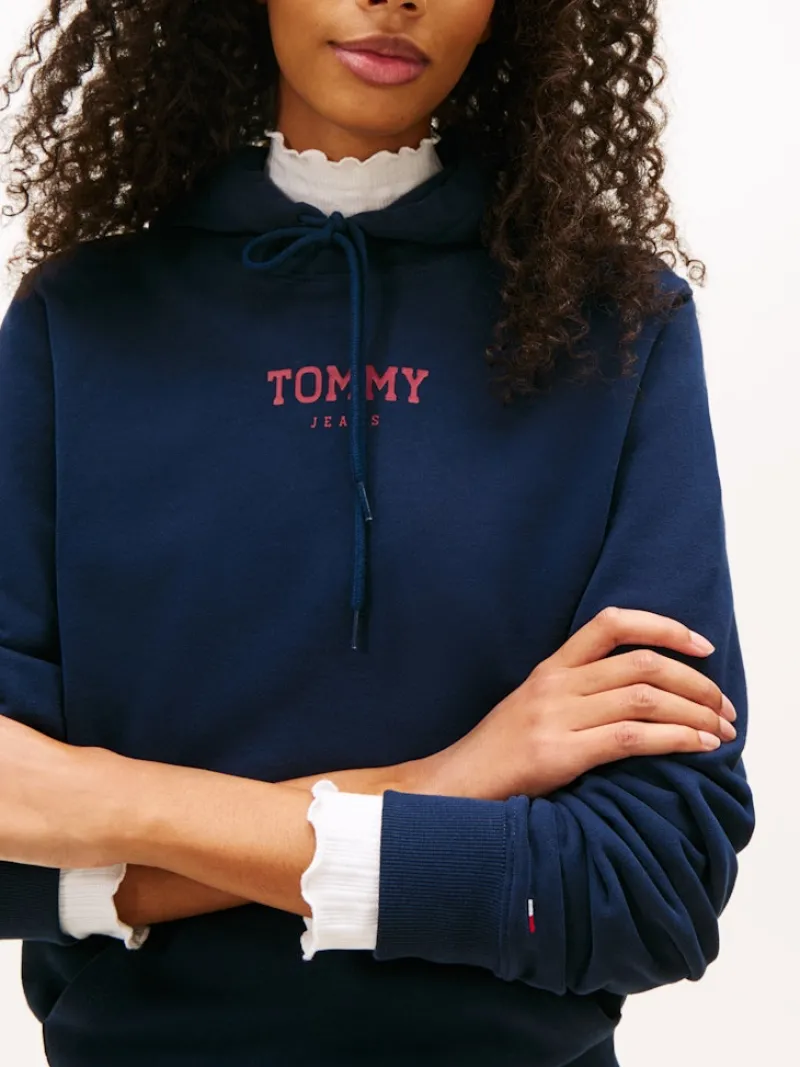 Tommy Jeans Pullover & Sweatshirts*TJW REG ESS LOGO 2 HOODIE EXT dark night navy