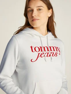 Tommy Jeans Pullover & Sweatshirts*TJW REG ESS LOGO HOODIE EXT ecru