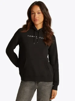 Tommy Jeans Pullover & Sweatshirts*TJW REG LINEAR HOODIE Black