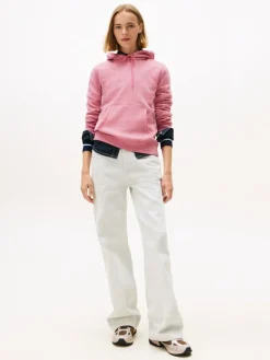 Tommy Jeans Pullover & Sweatshirts*TJW REG LINEAR HOODIE EXT mystic pink