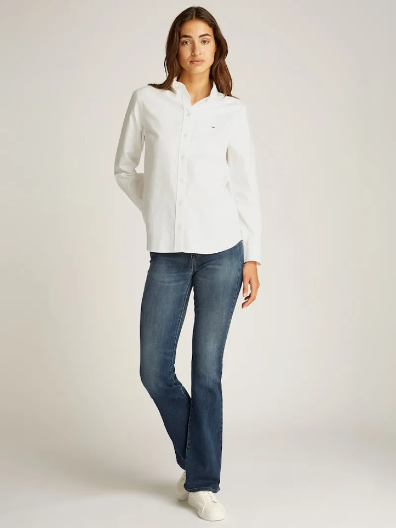 Tommy Jeans Blusen*TJW REG OXFORD SHIRT ecru