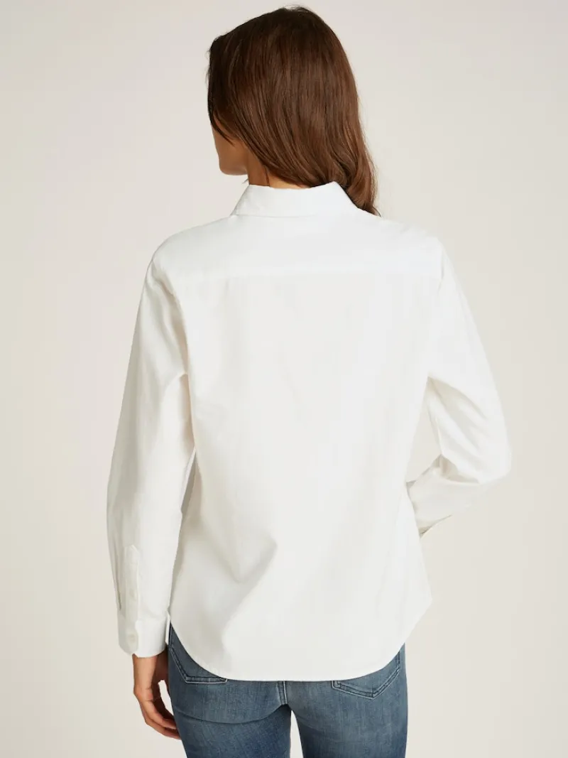 Tommy Jeans Blusen*TJW REG OXFORD SHIRT ecru