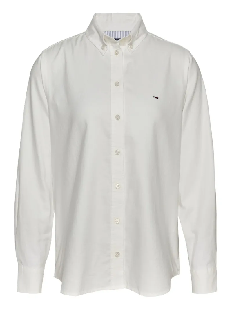 Tommy Jeans Blusen*TJW REG OXFORD SHIRT ecru