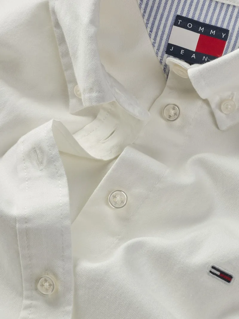 Tommy Jeans Blusen*TJW REG OXFORD SHIRT ecru