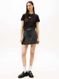 Tommy Jeans Shirts*TJW REG PARTY FLAG TEE EXT Black