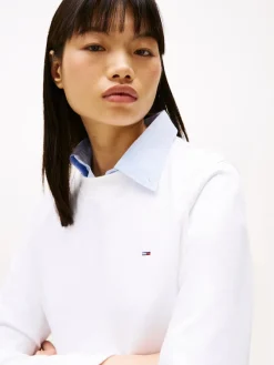 Tommy Jeans Pullover & Sweatshirts*TJW REG S FLAG CREW white