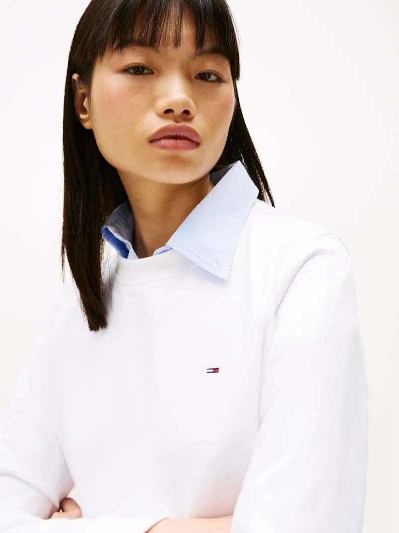 Tommy Jeans Pullover & Sweatshirts*TJW REG S FLAG CREW white